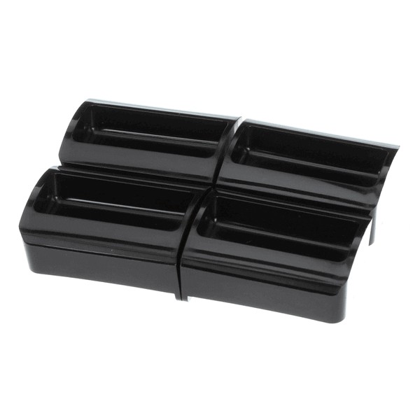 (image for) Server Products 88732 PORTION TRAY, .45 FL OZ BLK, 4 PACK